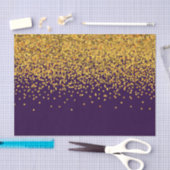 Papier Mousseline Dots Confetti de Glam d'or et de violet (Artisanat)