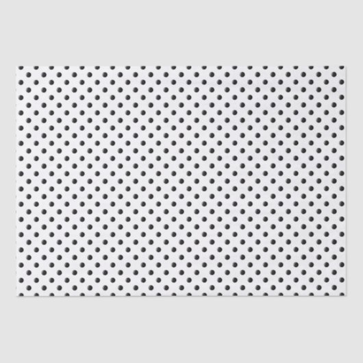 Papier Mousseline Dots-de-Ladybug-Noir-et-Blanc- (Recto)