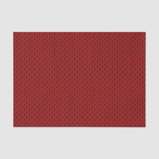 Papier Mousseline Dots-rouges-et-noirs-ladybug (Recto)