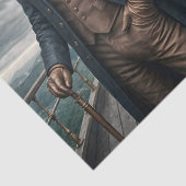 Papier Mousseline Double Elegant Victorian Steampunk Lab Chien Art (Détail)