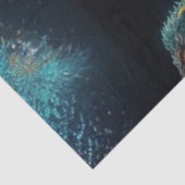 Papier Mousseline Double exposition Dragon chinois & Découpage Templ (Détail)