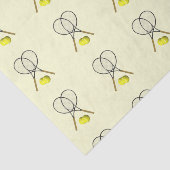 Papier Mousseline Double Tennis Sport Thème (Détail)