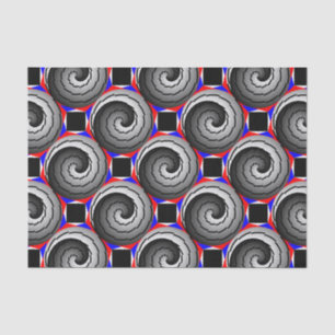 Papier Mousseline Double Yin Yang Spiral par Kenneth Yoncich
