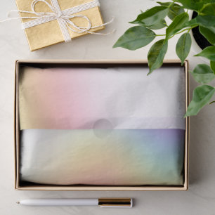 Papier Mousseline Douce Explosion De Couleurs Teintes Arc-En-Ciel Ab
