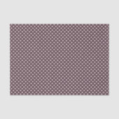 Papier Mousseline Douce Micro Point (Blanc sur Marron) (Recto)