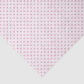 Papier Mousseline Douce Micro Point (Rose Sur Blanc) (Détail)