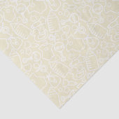Papier Mousseline Douces arroses Jaune (Détail)