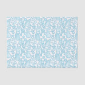 Papier Mousseline Douces arroses Ombre Blue (Recto)