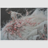 Papier Mousseline Douche à fleurs nuptiales (Recto)