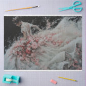 Papier Mousseline Douche de fleurs de mariage  (Artisanat)