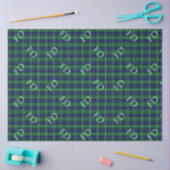 Papier Mousseline Douglas Tartan officiel avec monogramme / initiale (Artisanat)