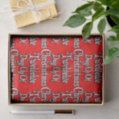 Papier Mousseline Douze jours de Noël (Cadeau)