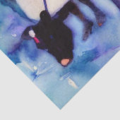 Papier Mousseline Douze Jours de Noël : Milking A-Maids (A), (Détail)