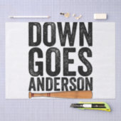 Papier Mousseline DOWN GOLF ANDERSON FUNNY BASEBALL cadeau ANDERSON (Artisanat)