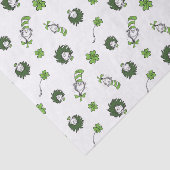 Papier Mousseline Dr Seuss | Chat dans le Motif Casquette Clover (Détail)