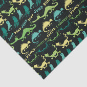 Papier Mousseline Dr Seuss | Motif Hallowen "Bump Jump" (Détail)