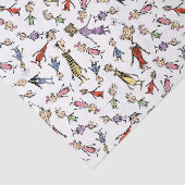 Papier Mousseline Dr. Seuss Whoville Characters Festive Pattern (Détail)