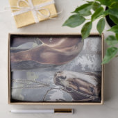 Papier Mousseline Draft Horses Decoupage (Cadeau)