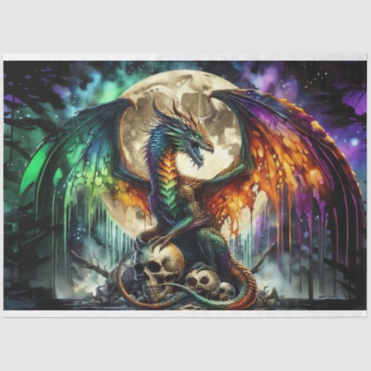 Papier Mousseline Dragon (Recto)