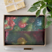 Papier Mousseline Dragon à seins mignons et chapeau de Santa (Cadeau)