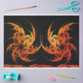 Papier Mousseline Dragon Battle Fractal Art Decoupage (Artisanat)