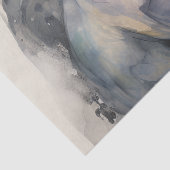 Papier Mousseline Dragon bleu (Détail)