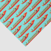 Papier Mousseline Dragon Boat Racing (Détail)