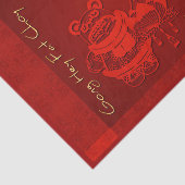 Papier Mousseline Dragon chinois de la nouvelle année pour enfants D (Détail)