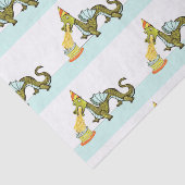 Papier Mousseline Dragon d'anniversaire (Détail)