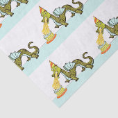 Papier Mousseline Dragon d'anniversaire (Détail)