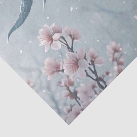 Papier Mousseline Dragon dans le jardin (Détail)