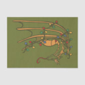 Papier Mousseline Dragon de Noël (Recto)