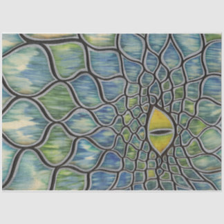 Papier Mousseline Dragon d'eau