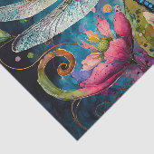 Papier Mousseline Dragon d'encre et d'aquarelle de stylet (Détail)