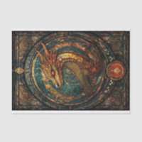 Dragon en verre tendu