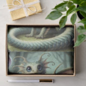 Papier Mousseline Dragon Jabberwocky Cute Imaginaire Créature Art (Cadeau)