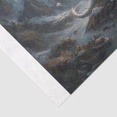 Papier Mousseline Dragon of the Sacred Valley Decoupage (Détail)