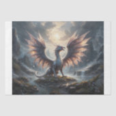 Papier Mousseline Dragon of the Sacred Valley Decoupage (Recto)