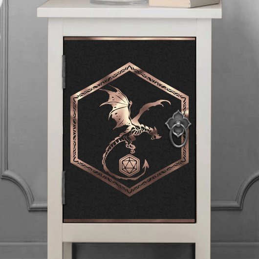 Papier Mousseline Dragon RPG | Jeu de plateau Imaginaire en cuivre