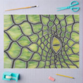 Papier Mousseline Dragon vert (Artisanat)