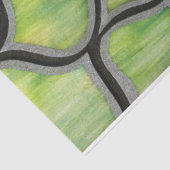 Papier Mousseline Dragon vert (Détail)