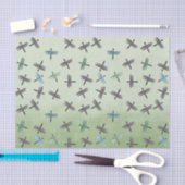 Papier Mousseline Dragonflies d'aquarelle (Artisanat)