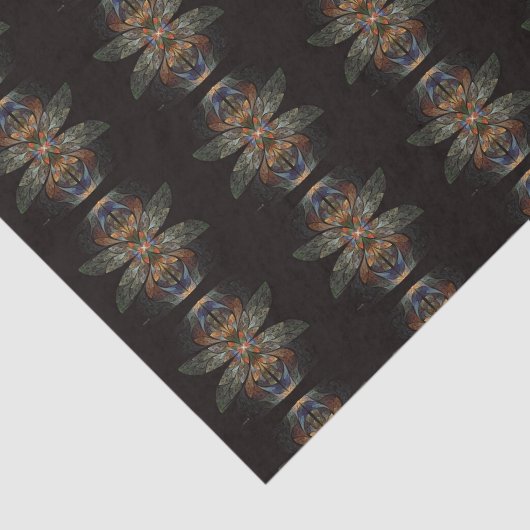 Papier Mousseline Dragonfly Abstrait (Détail)