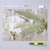 Papier Mousseline Dragonfly Fern Butterfly Music Gold Decoupage Idée (Artisanat)