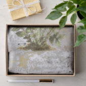 Papier Mousseline Dragonfly Fern Butterfly Music Gold Decoupage Idée (Cadeau)