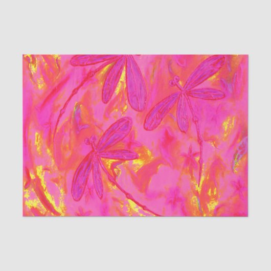 Papier Mousseline Dragonfly Flit Hazdays (Recto)