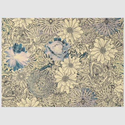 Papier Mousseline Dragonfly Gold Garden (Recto)