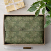 Papier Mousseline Dragonfly Green Damask (Cadeau)