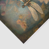 Papier Mousseline Dragonfly in Florals 2 Decoupage Paper (Détail)