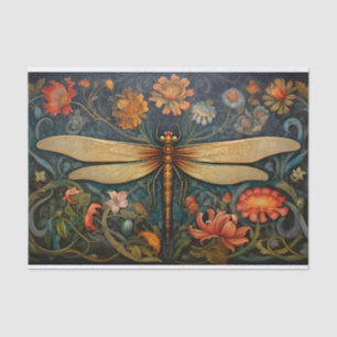 Papier Mousseline Dragonfly in Florals 8 découpage papier